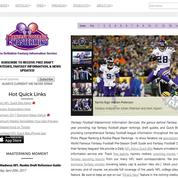 Fantasy Football Mastermind cover