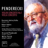 Penderecki: Violin Concerto No. 1 & Viola Concerto artwork