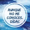 Aunque No Me Conoces - Didac lyrics