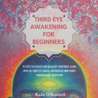 Kate O' Russell - Third Eye Awakening for Beginners: 10 Steps to Activate and Decalcify Your Pineal Gland, Open the Third Eye Chakra, and Increase Mind Power Through Guided Meditation (Unabridged) artwork