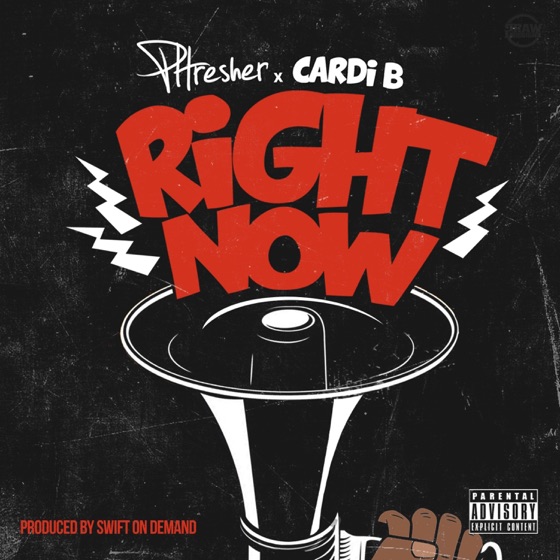 Cover artwork for Right Now (feat. Cardi B)