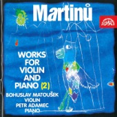 Martinů: Works for Violin and Piano, Vol. 2 artwork