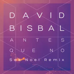 Antes Que No (Sak Noel Remix) - Single - David Bisbal