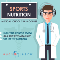AudioLearn Medical Content Team - Sports Nutrition - Medical School Crash Course (Unabridged) artwork