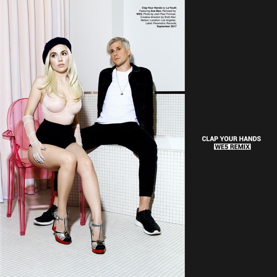 Cover artwork for Clap Your Hands (feat. Ava Max) [WE5 Remix]