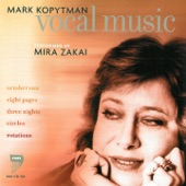 Mark Kopytman Vocal Music Performed by Mira Zakai artwork
