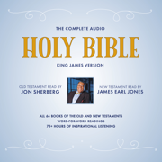 The Complete Audio Holy Bible: King James Version: The New Testament as Read by James Earl Jones; The Old Testament as Read by Jon Sherberg (Unabridged)
