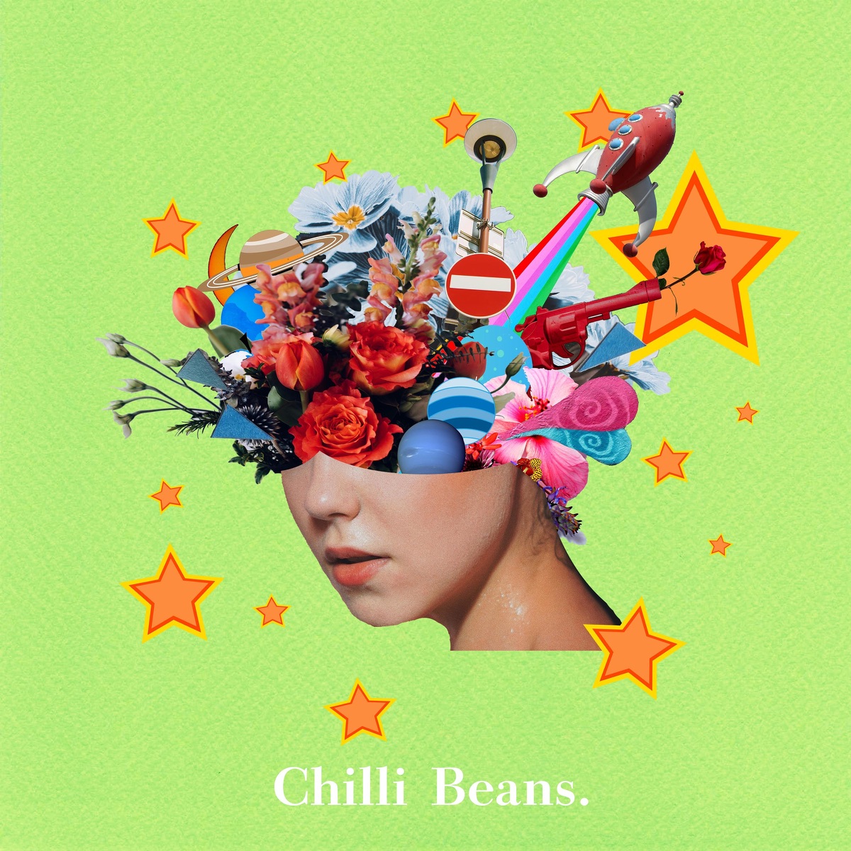 当店限定販売 chilli beans. ラクガキ入り サイン ポストカード