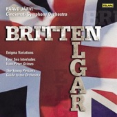 Britten: Young Person's Guide to the Orchestra & Four Sea Interludes from Peter Grimes - Elgar: Enigma Variations artwork