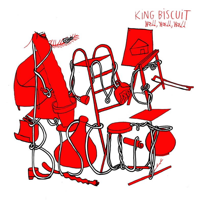 King around. Album Art Blue Biscuit.