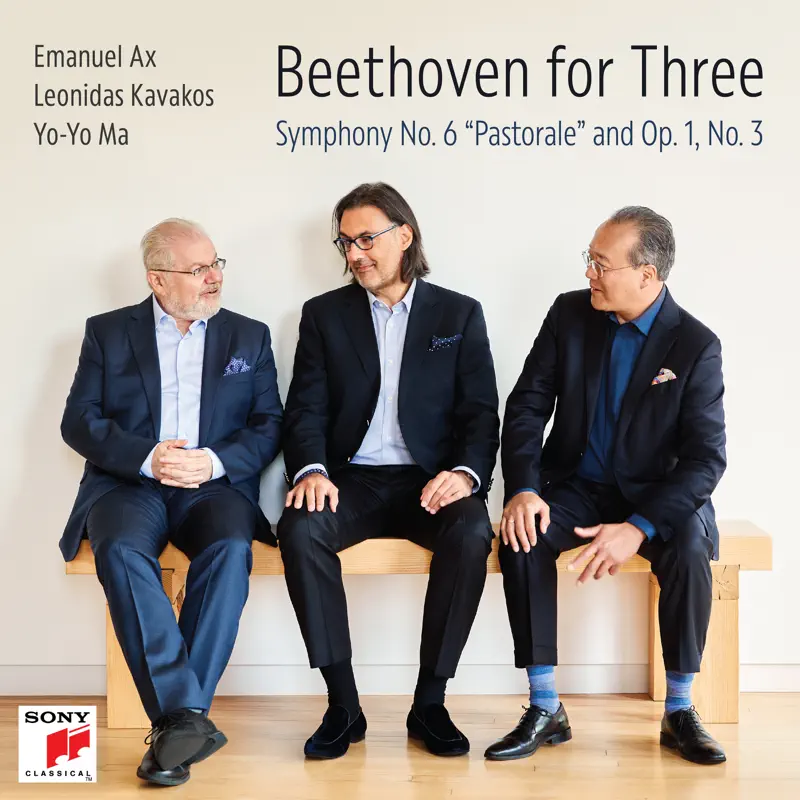 马友友 Yo-Yo Ma, Emanuel Ax & Leonidas Kavakos - Beethoven for Three: Symphony No. 6 "Pastorale" and Op. 1 No. 3 (2022) [iTunes Plus AAC M4A]-新房子