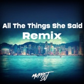 All The Things She Said (Remix) artwork