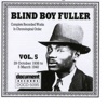 Blind Boy Fuller, Vol. 5: 1938-1940