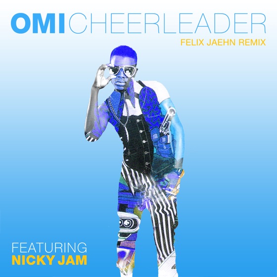 Cover artwork for Cheerleader (feat. Nicky Jam)