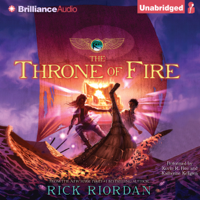 Rick Riordan - The Throne of Fire: Kane Chronicles, Book 2 (Unabridged) artwork