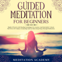 Meditation Academy - Guided Meditation for Beginners: Highly Effective Self-Healing Techniques for Anxiety and Pain Relief, Unlock the Power of Chakra Awakening and Get More Deep Sleep Through Meditation. (Unabridged) artwork