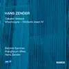 Hans Zender: Cabaret Voltaire & Mnemosyne "Hölderlin lesen IV" album lyrics, reviews, download