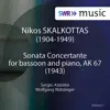 Skalkottas: Sonata concertante, AK 67 - EP album lyrics, reviews, download