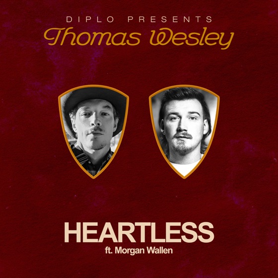 Cover artwork for Heartless (feat. Morgan Wallen)
