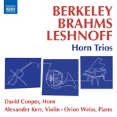 Berkeley, Brahms & Leshnoff: Horn Trios artwork
