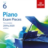 Piano Exam Pieces 2019 & 2020, ABRSM Grade 6 artwork