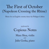 The First of October (Napoleon Crossing the Rhine) [Music for an English Country Dance by Philippe Callens] artwork