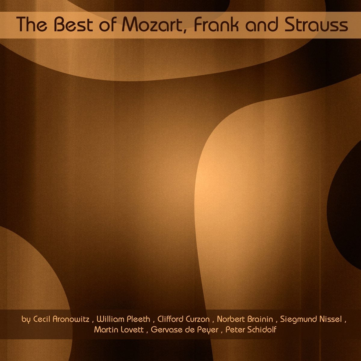  the best of mozart frank and strauss de gervase de peyer norbert