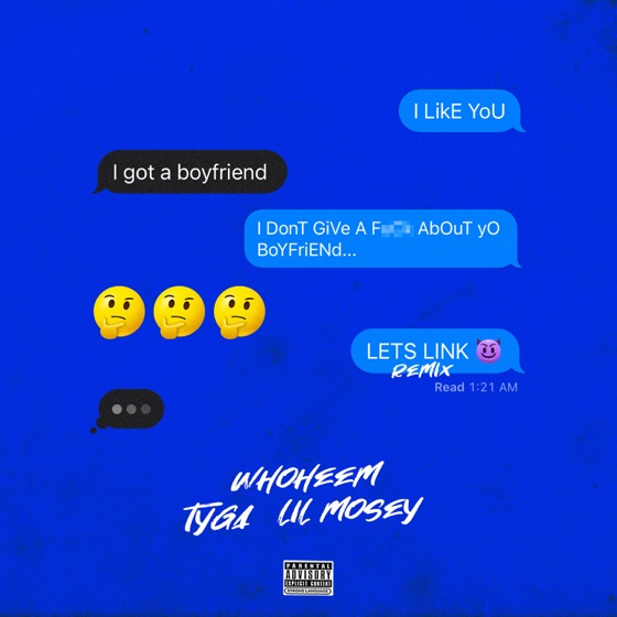 Cover artwork for Lets Link (feat. Tyga & Lil Mosey)