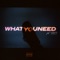 What You Need (feat. THEY.) artwork