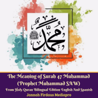 Jannah Firdaus Mediapro - The Meaning of Surah 47 Muhammad (Prophet Muhammad SAW): From Holy Quran: Bilingual Edition English and Spanish (Unabridged) artwork