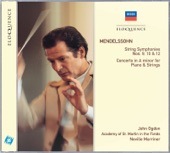 Mendelssohn: String Symphonies Nos. 9, 10 & 12; Concerto in A Minor for Piano & Strings artwork