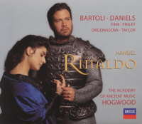 David Daniels, Cecilia Bartoli, Academy of Ancient Music & Christopher Hogwood - Handel: Rinaldo, HWV 7a (Complete Opera - Original 1711 Version) artwork