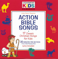 Action Bible Songs - Cedarmont Kids Cover Art