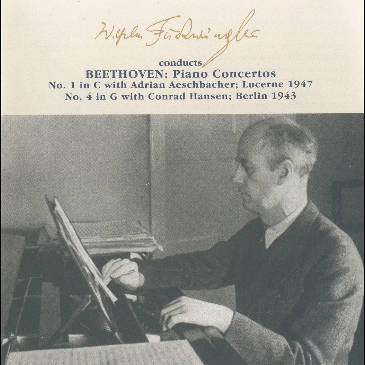 ‎Wilhelm Furtwängler Conducts Beethoven Piano Concertos By Adrian ...