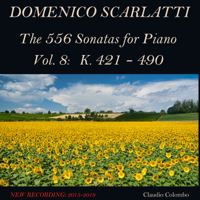 Claudio Colombo - Domenico Scarlatti: The 556 Sonatas for Piano, Vol. 8: K. 421 - 490 artwork