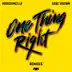 One Thing Right (Remixes) - EP album cover