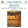 Brouwer: Guitar Music, Vol. 1 - Estudios Sencillos, Tres Apuntes & Cancion de Cuna album lyrics, reviews, download