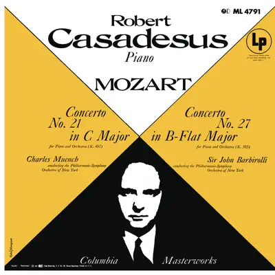 Mozart: Piano Concertos Nos. 21 & 27 (Remastered) - New York Philharmonic
