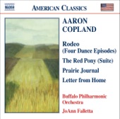 COPLAND: Prairie Journal - The Red Pony Suite - Letter from Home artwork