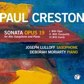 Sonata for Alto Saxophone and Piano, Op. 19: III. With Gaiety artwork