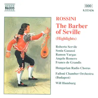 The Barber of Seville: Act 2 - Terzetto: Ah! qual colpo inaspettato! (Rosina, Figaro, Conte) by Failoni Chamber Orchestra, Hungarian Radio Chorus, Ramon Vargas, Roberto Servile, Sonia Ganassi & Will Humburg song reviws