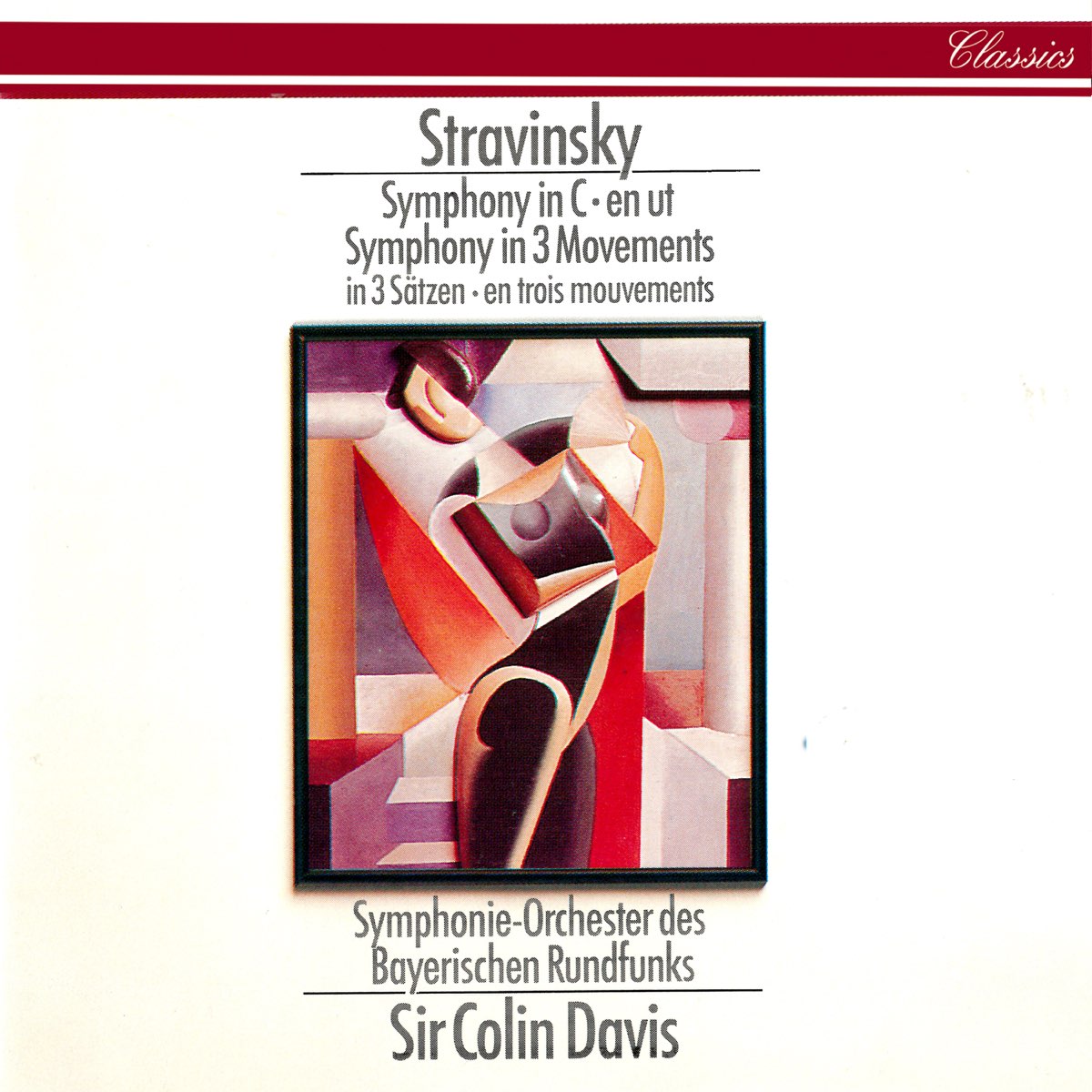 ‎stravinsky Symphony In Three Movements Symphony In C By Sir Colin Davis And Bavarian Radio 9870