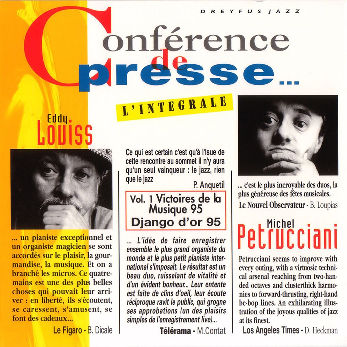 Conférence de presse (L'intégrale) par Michel Petrucciani & Eddy Louiss sur  Apple Music