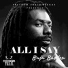 All I Say - Single