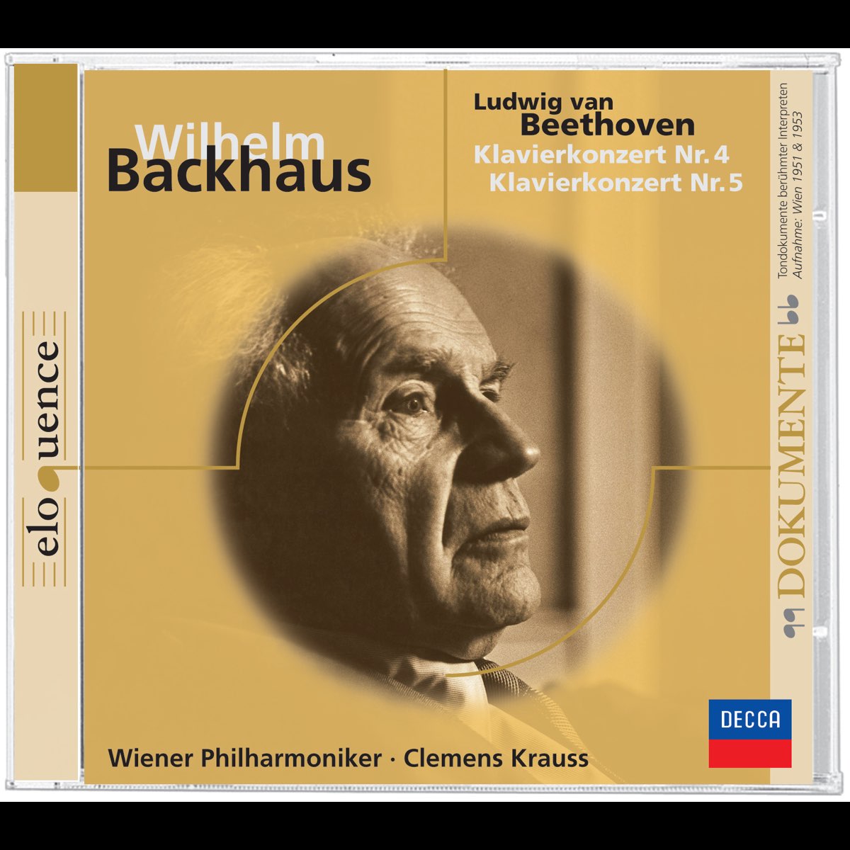 ‎beethoven Klavierkonzerte 4 & 5 By Wilhelm Backhaus & Clemens Krauss 