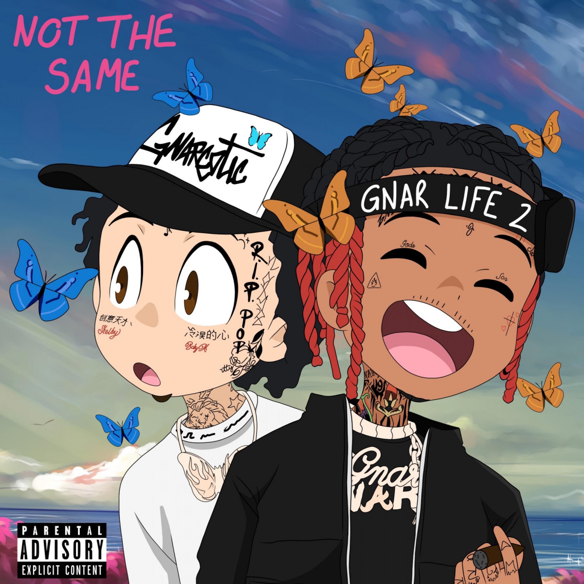 Lil Gnar - Not the Same (feat. Lil Skies) - Single