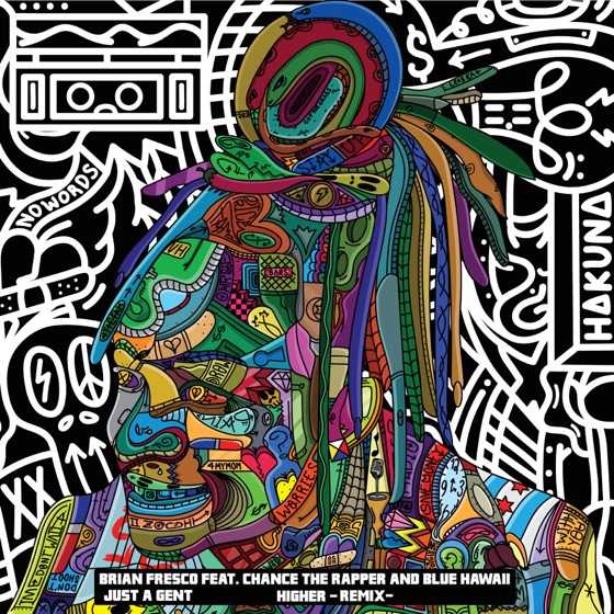Cover artwork for Higher (feat. Chance the Rapper & Blue Hawaii)