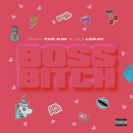 Cover artwork for Boss Bitch (feat. Coi Leray)
