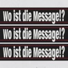 WO IST DIE MESSAGE - Single