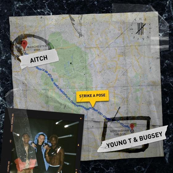 Cover artwork for Strike a Pose (feat. Aitch)
